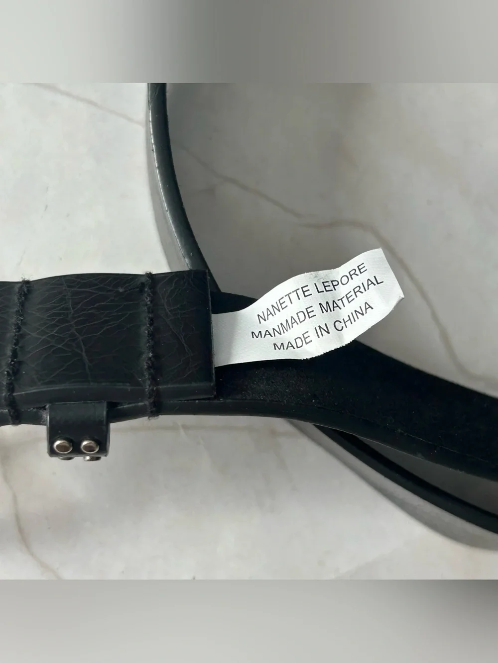 No brand belt wide styling